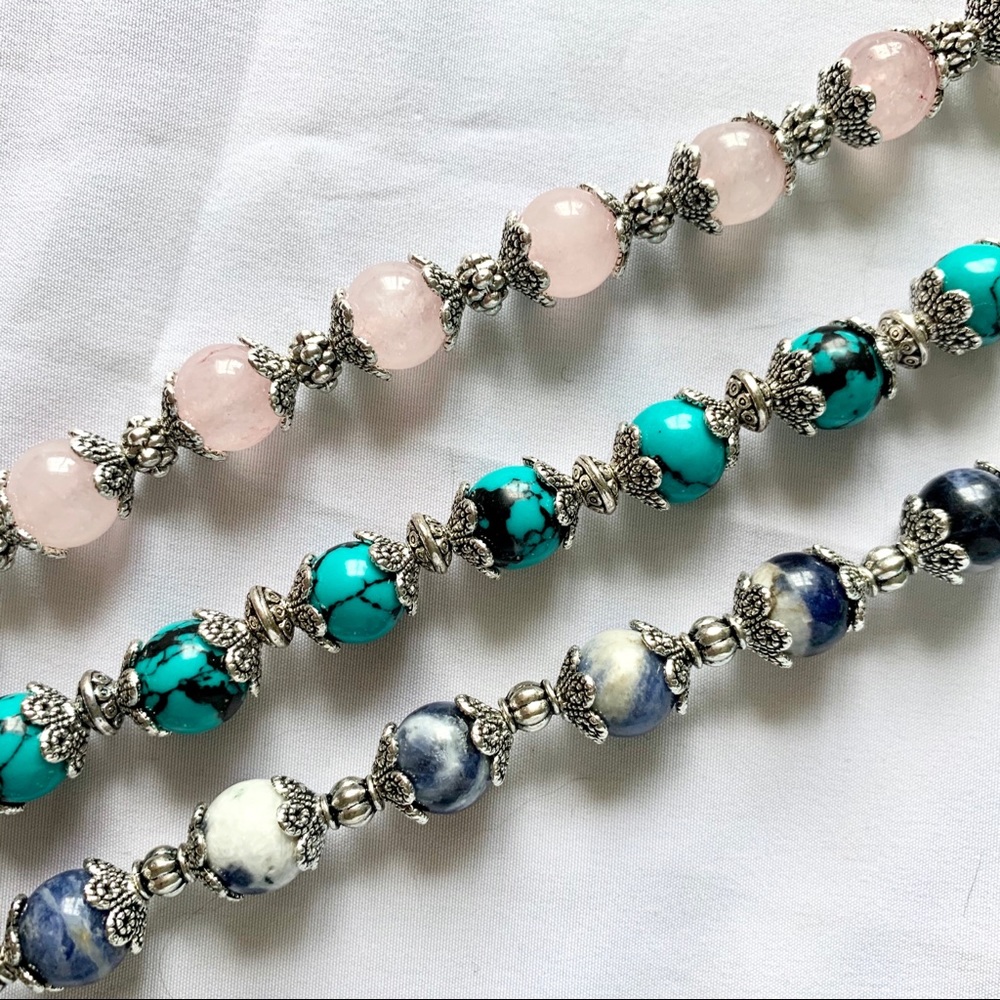 Genuine Gemstone Bracelets - Picture 6 of 13